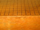 貴重 江戸期/四方木口日本産本榧柾目四寸碁盤